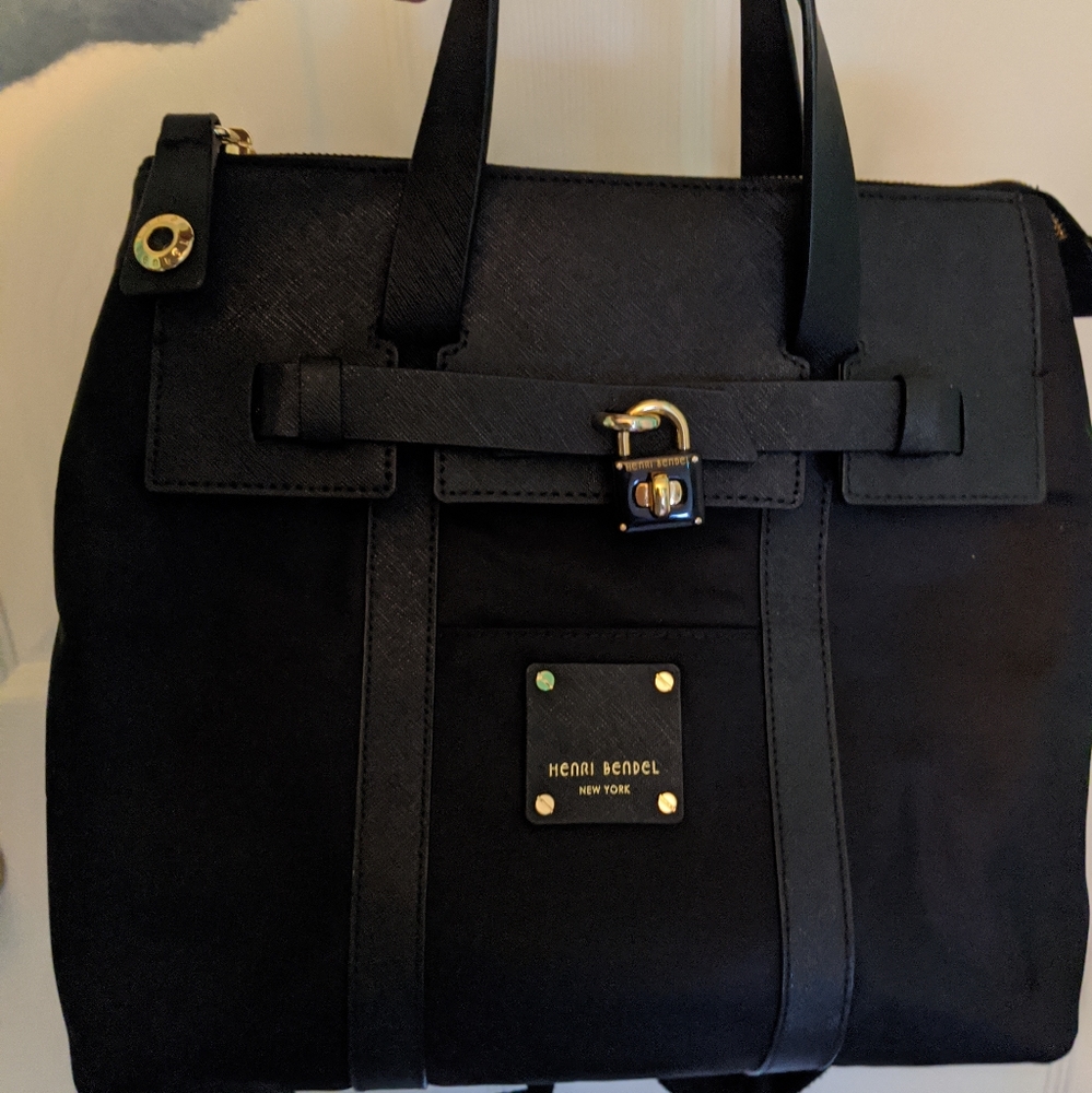 Henri Bendel Jetsetter small convertible backpack